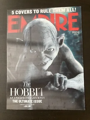 EMPIRE Magazine Dec 2012 The Hobbit 3D Limited Edition Cover Gollum • £4.99