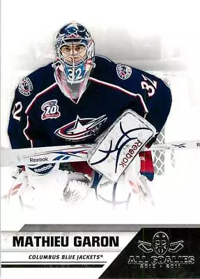 Mathieu Garon 22 2010-11 Panini All Goalies • $1