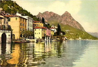 ORIA And Pizzo Di Cressogno Lake Lugano Postcard Unposted A. Veronesi Lugano • $7.91