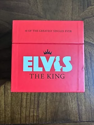 Elvis Presley The King 18 Greatest Singles Ever Limited Ed Box Set • $2