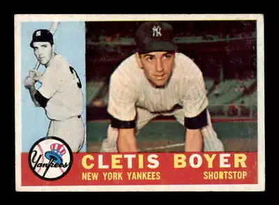 1960 Topps #109 Clete Boyer   EXMT X2750675 • $13.25