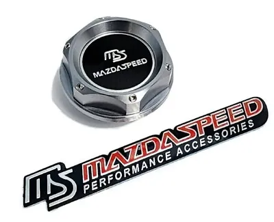 Twist Lock Oil Cap For Mazda Mazdaspeed 3 5 6 Mx-5 Miata Rx-8 Emblem Jdm  • $25.95
