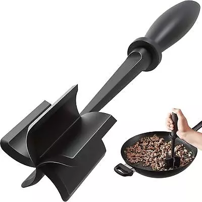 Pampered Chef Mix Chop Meat Chopper Black Nylon Crumble Mixer Masher • $8.80