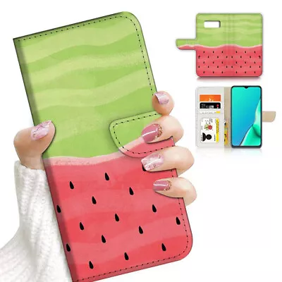 ( For Samsung S7 ) Wallet Flip Case Cover AJ23932 Watermelon • $12.99
