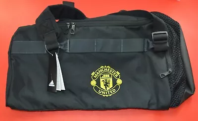 New Adidas Manchester United Football Gym Duffel Bag Holdall Quality Item *Rare* • £35