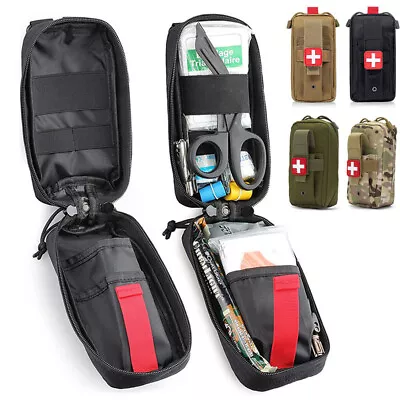 Outdoor Tactical Mole Durable EMT IFAK Medical Pouch Utility First Aid Kit Bag • $15.99