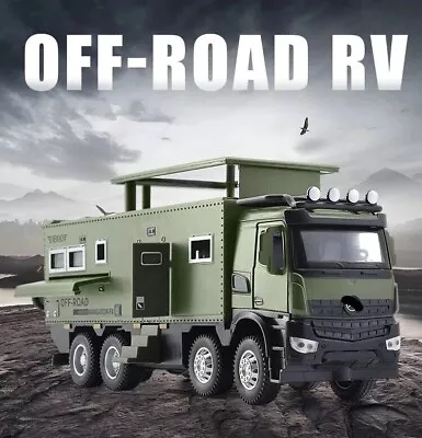 1:24 Alloy Motorhome Touring Car Model Diecast Metal Off-road RV Vehicles Model • $30