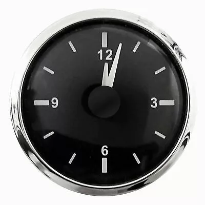 £39.71 • Buy E-Tech Engineering Analogue Clock - 52mm - 12V / 24V - Black Bezel