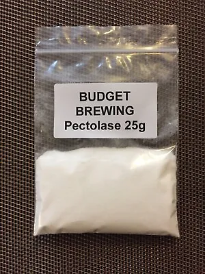 Pectolase 25g. Pectic Enzyme For Removing Haze And Pectin From Home Brew Wine • £3.35