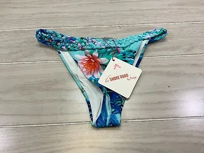 6 Shore Road By Pooja Domingo Cheeky Bottom Women's Size S Blue NEW MSRP $75 • $19.99
