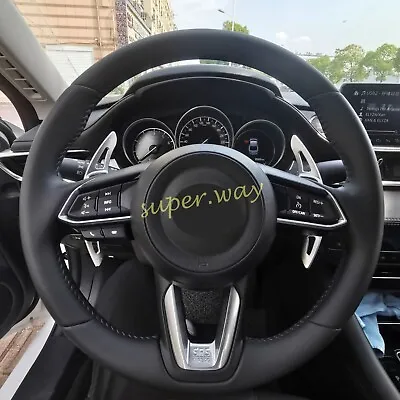 For Mazda 3 6 Aluminum Steering Wheel Gear Shift Paddle Extension Silver • $25.02