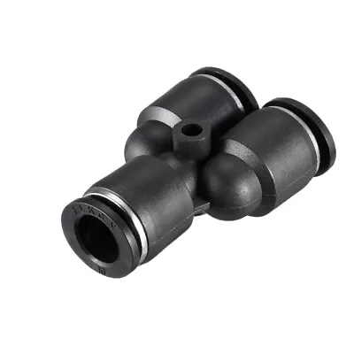 Push To Connect Fittings Y Type Tube Connect 4/6/8/10/12/16mm Od Black • $7.20