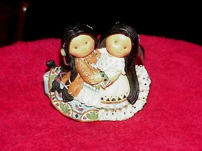 Vtg! 2000 Enesco Friends Of The Feather  The Perfect Pair  Minnetonka Karen Hahn • $12.95