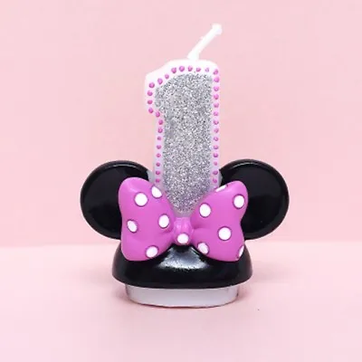 Minnie Mouse First Birthday Candle / Keepsake Topper 2-1/2 X2-1/2  • $23.99