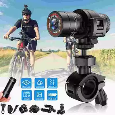 Mini HD 1080P Wifi Sports Camera DVR DV Motor Bike Motor Cycle Action Helmet Cam • $14.98