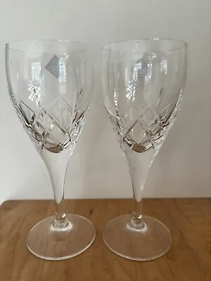 Edinburgh Crystal Wine Glasses Broughton X 2 • £29.99