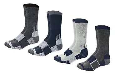 NEW Kirkland Signature Men's Merino Wool Blend Socks 7-13 Shoe Size 4 Pairs • $17.95