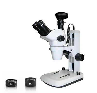 Vision VMS0006-TZ-DNN3.0 Simul-Focal Trinocular Binocular Zoom Stereo Microscope • $551.70