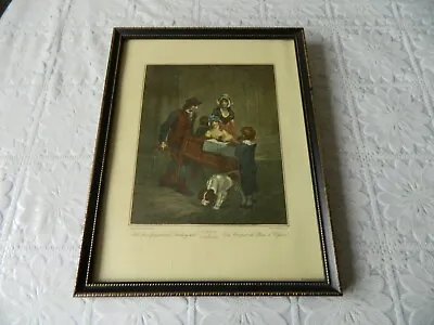 £9.99 • Buy Vintage Framed Print Of Cries Of London By F. Wheatley - Hot Spice Gingerbread 2
