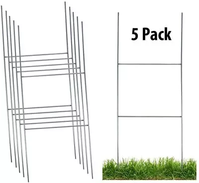 Sturdy Metal H Frame Wire Step Stakes For Yard Signs(10 X 30 Inch)(Stakes Only) • $18.86
