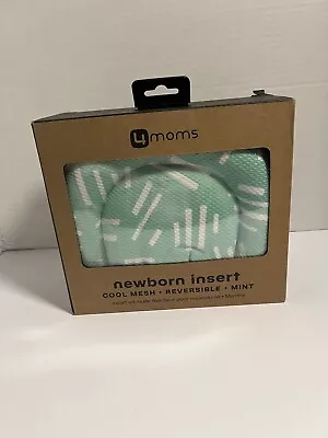 4 Moms Mamaroo Newborn Insert Mint Green Cool Mesh Fabric Infant New Reversible • $26