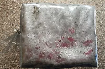 MAC Makeup Bag Flashy Frosted Silver • $10.10