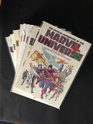 Official Handbook Of The Marvel Universe Deluxe Edition TPB Volumes 1 - 10.  NM • $150