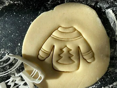 £4.45 • Buy Christmas Jumper Cookie Cutter. Biscuit, Pastry, Cake Fondant Cutter