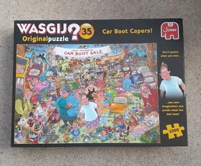 Wasgij Jigsaw 19184 Puzzle Car Boot Capers - 1000 Piece • £1.06