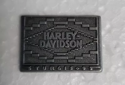 HARLEY-DAVIDSON Sturgis 1995 Silver Vest Jacket Hat Pin - NEW! • $0.50