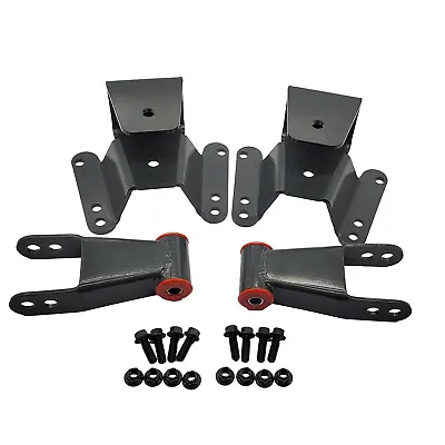 4  Rear Drop Shackle Hanger Leaf Spring Lowering Kit For 1973-1987 Chevy C10 2WD • $64.64