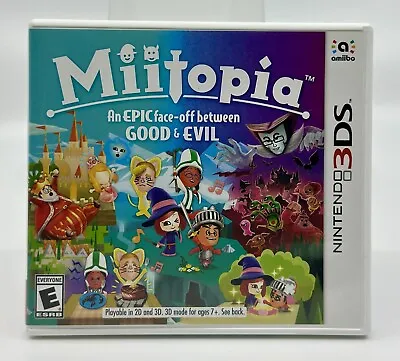 Miitopia An EPIC Face-off Between GOOD & EVIL (Nintendo 3DS 2017) • $25