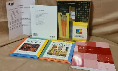 New Homeschool Curriculum For 3rd Grade Art. With Supplies And Books- K12 Inc. • $20