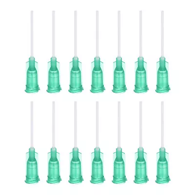 50Pcs 18G Dispensing Needles 1  PTFE Needle Tips With Flexible Needle Green • $8.45