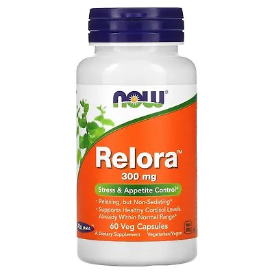 Now Foods Relora 300 Mg 60 Veg Capsules GMP Quality Assured Kosher Vegan • $16.93