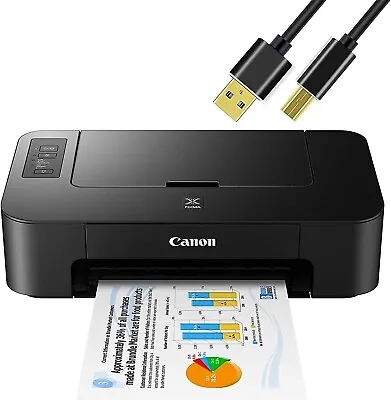 Canon PIXMA Wireless All-In-One Inkjet Printer. TS202 - 6 Ft Cable - Black • $49.99