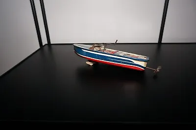 Vintage HAJI Wind Up Speed Boat From Japan • $48