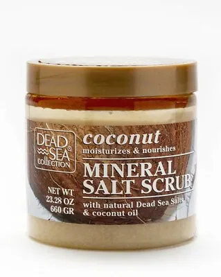 £3.99 • Buy Dead Sea Collection Coconut Oil Mineral Salt Natural Bath Body Scrub Large 
