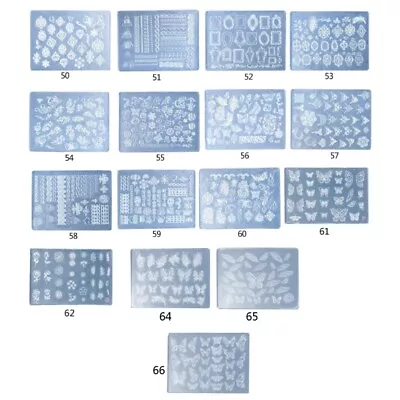 Silicone Stamping Nail Art Molds Silicone Stamp Polish Resin Cute UV Gel Mold • $14.62