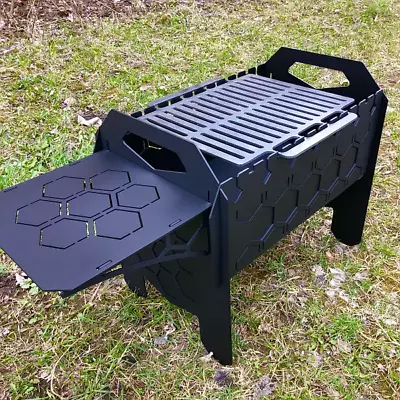 Forged Portable Collapsible Mangal 3.5 Mm Steel With Functional Grill-grate • $500