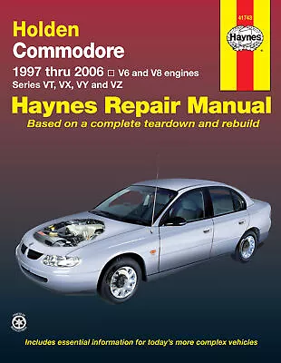 Holden Commodore VT VX VY VZ 1997-2006 Haynes Workshop Manual • $54.95