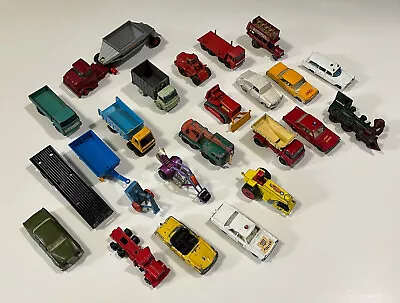 Vintage Lot Of 24 Matchbox Lesney Made In England Diecast Cars  • $19.99
