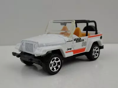 2007 Matchbox Wilderness '98 Jeep Wrangler (White Beach Rescue) - LOOSE • $9.99