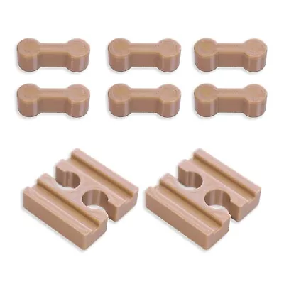 Wooden Train Track Connectors Compatible With Brio / IKEA / BigJigs Male Female • £9.99