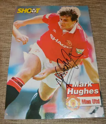 Mark Hughes Signed Magazine Photo Autograph Man Utd Manchester United B • £4.99