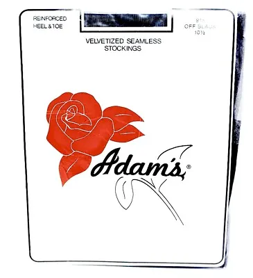 Adam's Of Hollywood Seamless Vintage StockingsRHTOff-BlackSz.10.542 L • $18.73