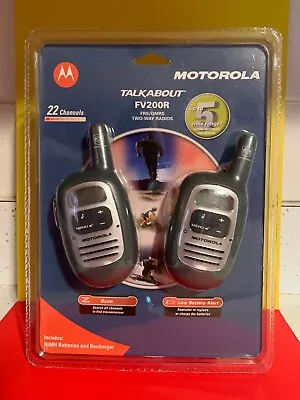 Motorola Talkabout Fv2005 Frs/gmrs Two-way Radios New In Package • $39.99