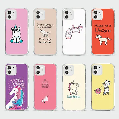 Case For Iphone 15 14 13 12 11 Se 8 Shockproof Phone Cover Unicorn Kawaii Cute • £5.99