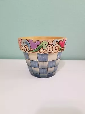 Jim Shore Enesco Disney Showcase Traditions  Mickey Garden Flower Pot  4016527 • $69