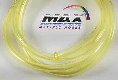 MARINE FUEL HOSE 1/4  ID X 3/8  OD BOAT GAS LINE 1/4 - BY THE FOOT CLEAR YELLOW • $2.09